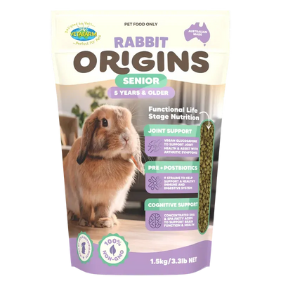 Vetafarm Rabbit Origins Senior 1.5Kg