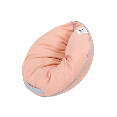 Ibiyaya Snuggler Super Comfortable Nook Pet Bed - Playful Peach Ibiyaya