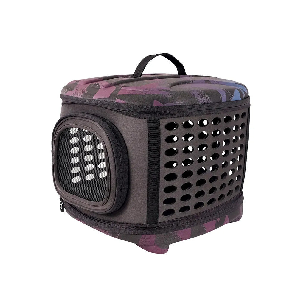 Ibiyaya Collapsible Travelling Pet Carrier for Cats & Dogs - Stardust Ibiyaya