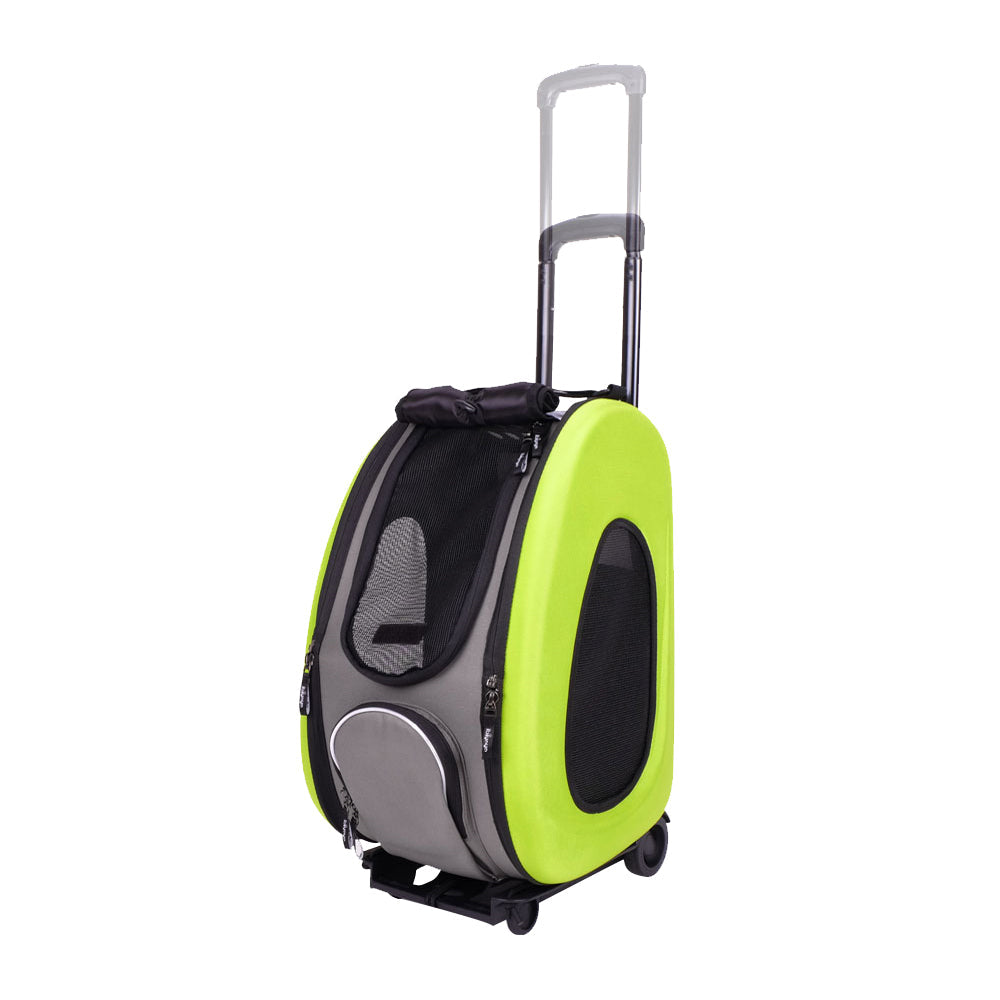 Eva Pet Carrier/Wheeled Carrier - Apple Green by Ibiyaya Ibiyaya