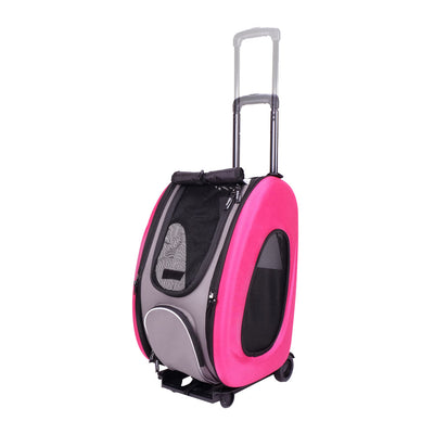 Eva Pet Carrier/Wheeled Carrier - Hot Pink by Ibiyaya Ibiyaya