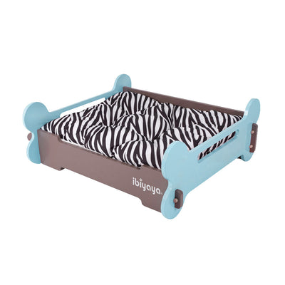 Bone-Bone Pet Bed (M) - Green/Brown by Ibiyaya Ibiyaya