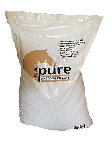 Equine Pure Natural Pine Pellets Horse Bedding 15Kg