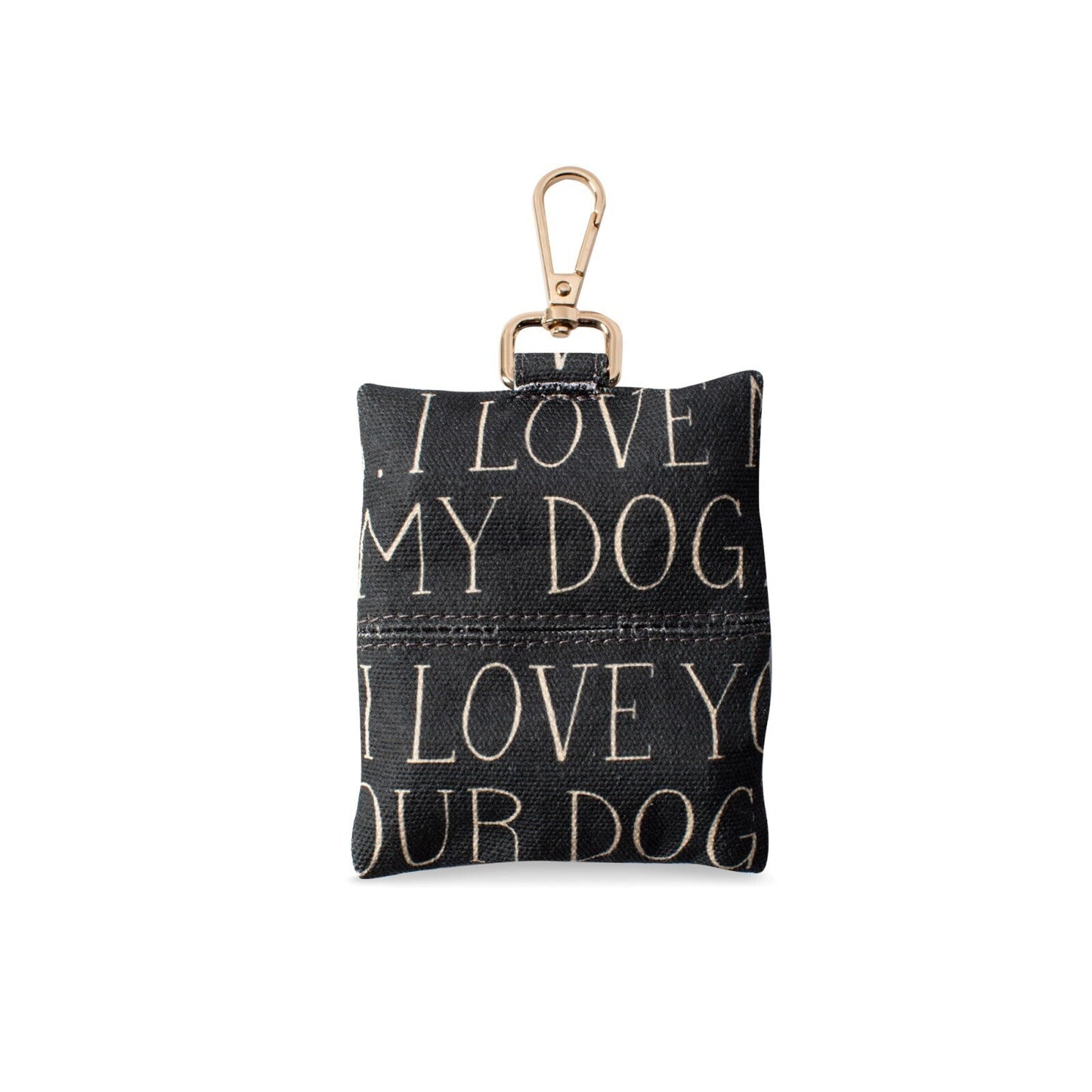 Fringe Studio Canvas Dog Poop Waste Bag Dispenser with Keychain - All The Dogs Petshop by Fringe Studio