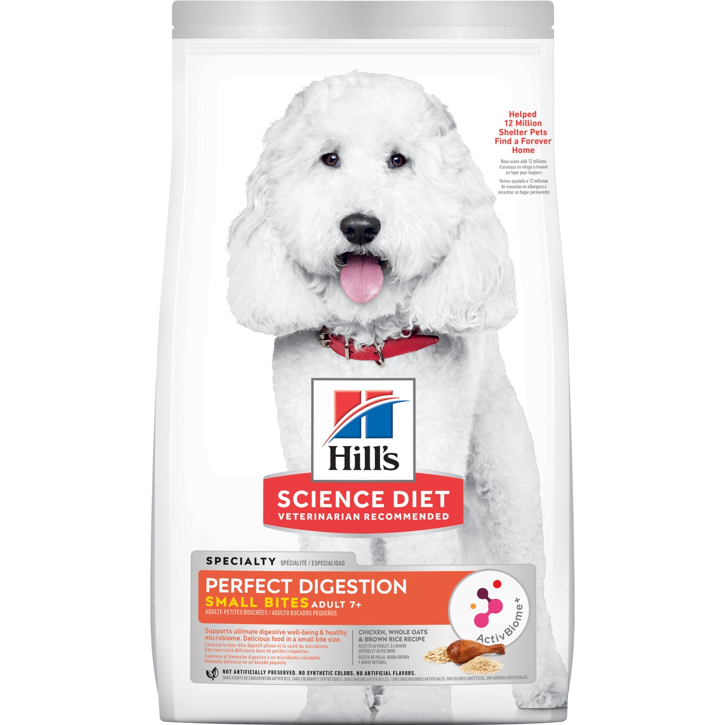 Hill's Science Diet Adult 7+ Perfect Digestion Small Bites Dry Dog Food 5.44kg