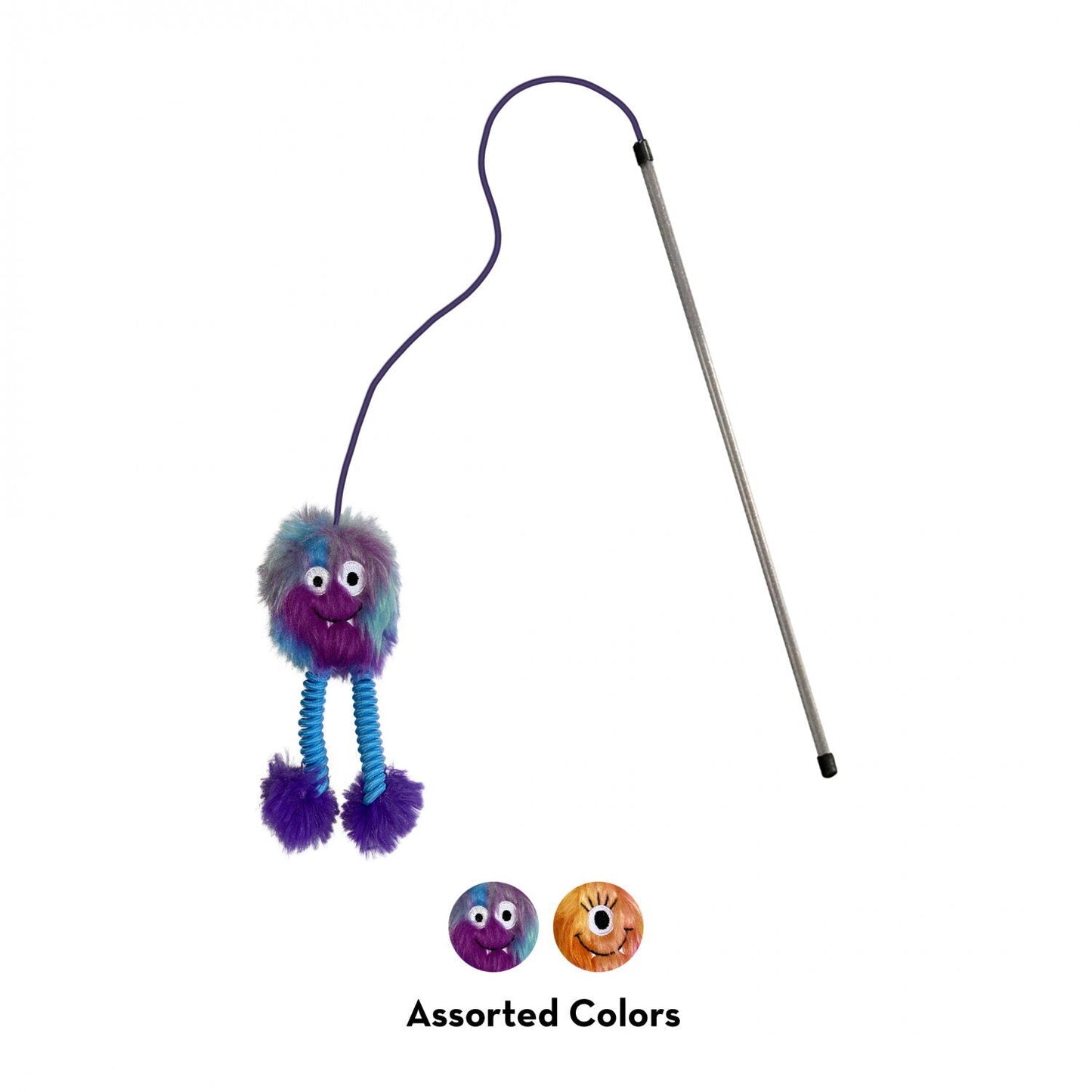 KONG Teaser Springz Catnip Wand Toy for Cats KONG