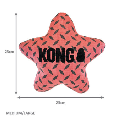 KONG Maxx Star Puncture Resistant Plush Dogs Toy - Med/Large KONG