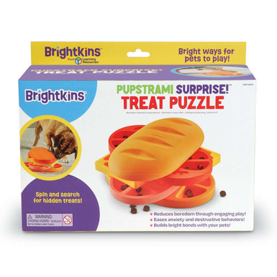 Brightkins Pupstrami Surprise! Interactive Dog Treat & Food Puzzle Toy Brightkins