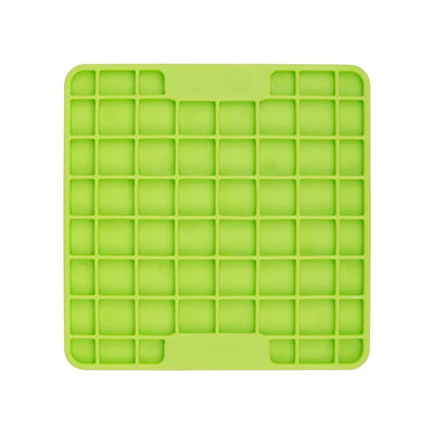 Lickimat Mini Playdate Slow Food Bowl Anti-Anxiety Mat for Dogs - Green Lickimat