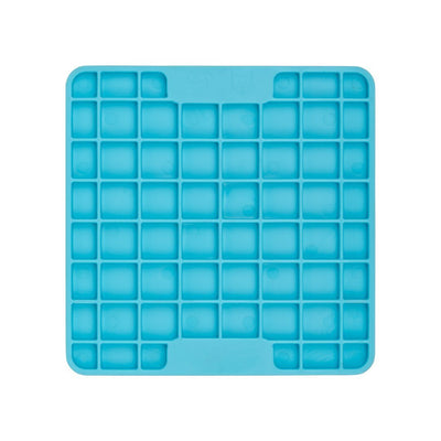 Lickimat Mini Playdate Slow Food Bowl Anti-Anxiety Mat for Dogs - Turquoise Lickimat