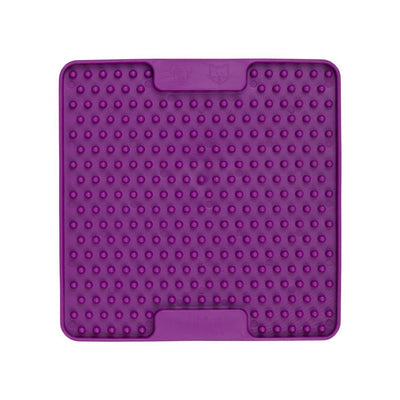 Lickimat Mini Soother Slow Food Bowl Anti-Anxiety Mat for Dogs - Purple Lickimat