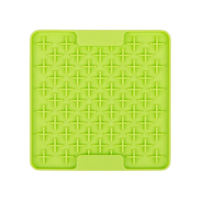 Lickimat Mini Buddy Slow Food Bowl Anti-Anxiety Mat for Dogs - Green Lickimat
