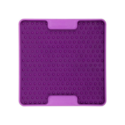 Lickimat Mini Tuff Soother Slow Food Bowl Anti-Anxiety Mat for Dogs - Purple Lickimat