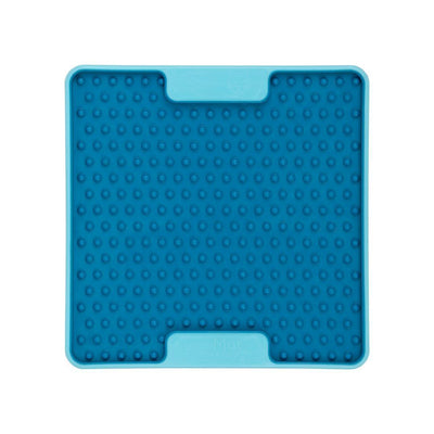 Lickimat Mini Tuff Soother Slow Food Bowl Anti-Anxiety Mat for Dogs - Turquoise Lickimat