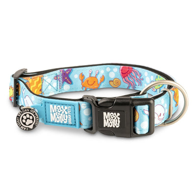 Max & Molly Smart ID Dog Collar - Blue Ocean - Small Max & Molly