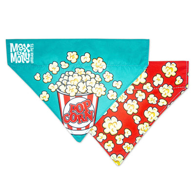 Max & Molly Bandana for Cats & Dogs - Popcorn - Small Max & Molly