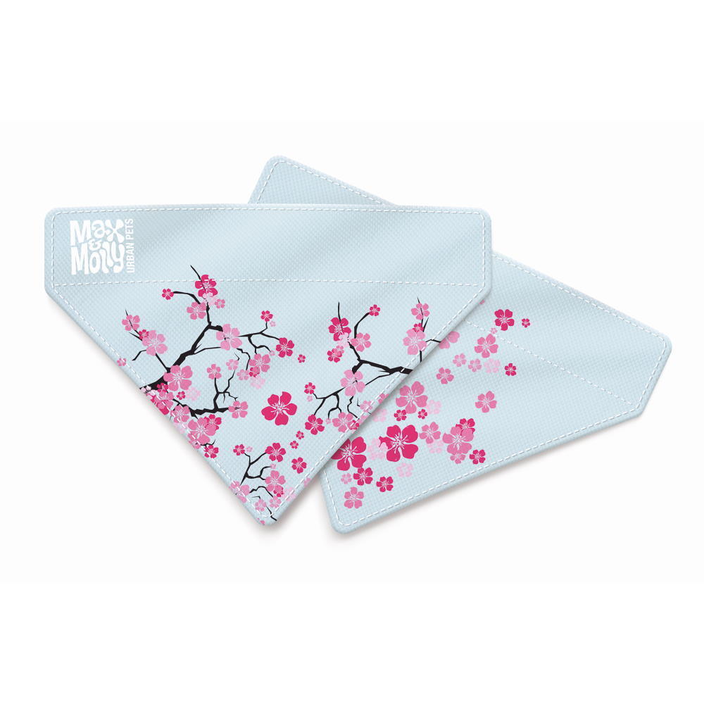 Max & Molly Bandana for Cats & Dogs - Cherry Bloom - Large Max & Molly