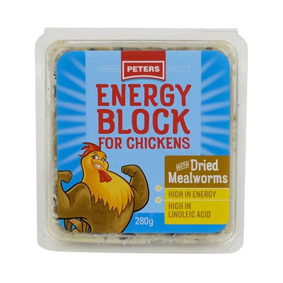 Peters Energy Block Dried Mealworms 280G 6Pk(Om6)