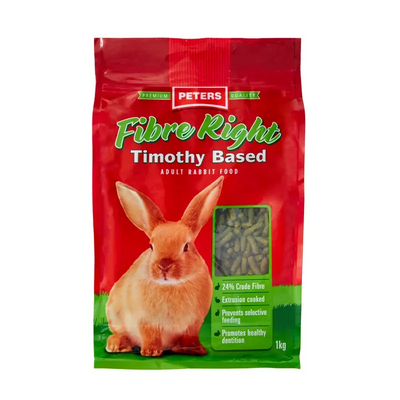 Peters Fibre Right Adult Rabbit 1Kg