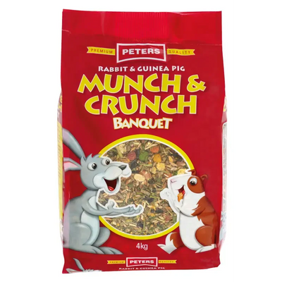 Peters Rabbit & Guinea Pig Munch & Crunch 4Kg