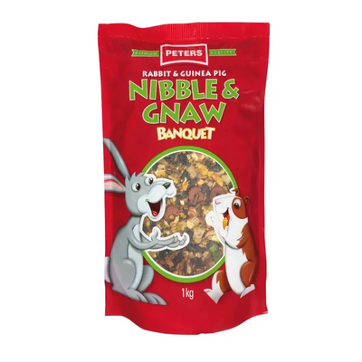 Peters Nibble And Gnaw 1Kg