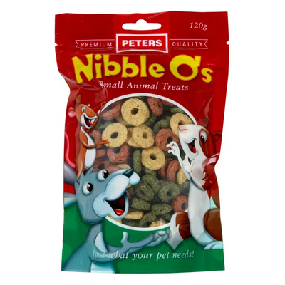 Peters Nibble O'S 120G 6Pk (Om6)