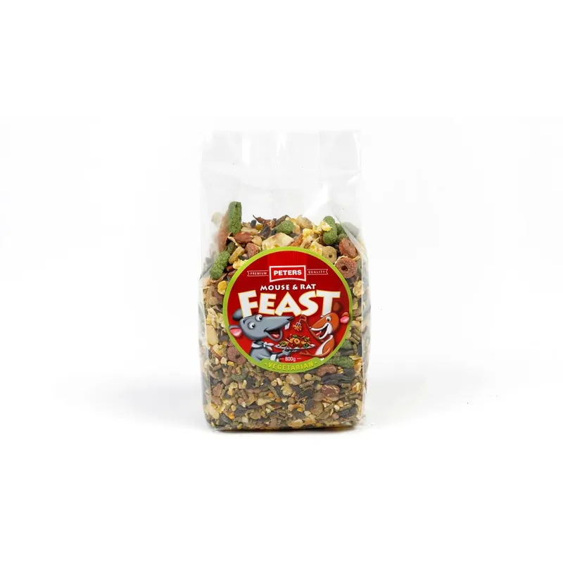 Peters Mouse & Rat Feast Vegetarian 800G 6Pk(Om6)