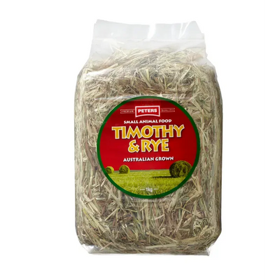 Timothy & Rye Hay 1Kg (Peters)