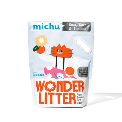 Michu Wonder Plant-Based Automatic Box Friendly Cat Litter 2.5kg