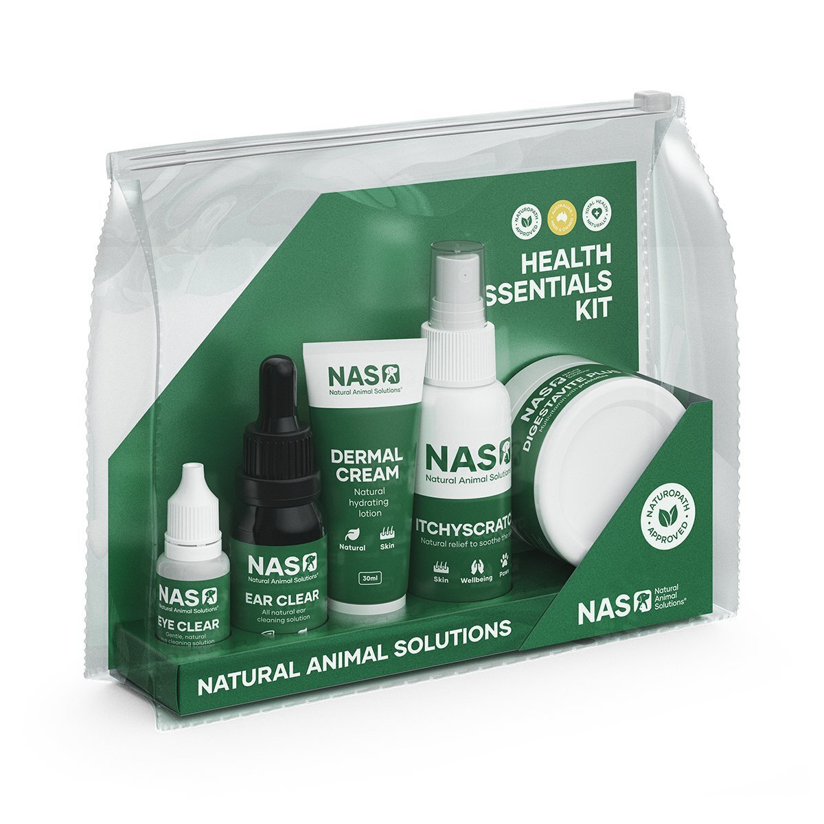 Natural Animal Solutions Health Essentials Kit - 5 Piece Bundle Natural Animal Solutions