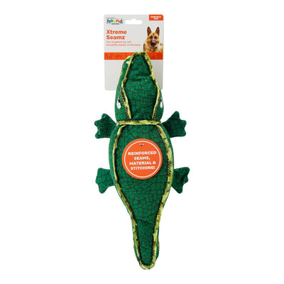Outward Hound Xtreme Seamz Squeaker Dog Toy - Alligator Outward Hound