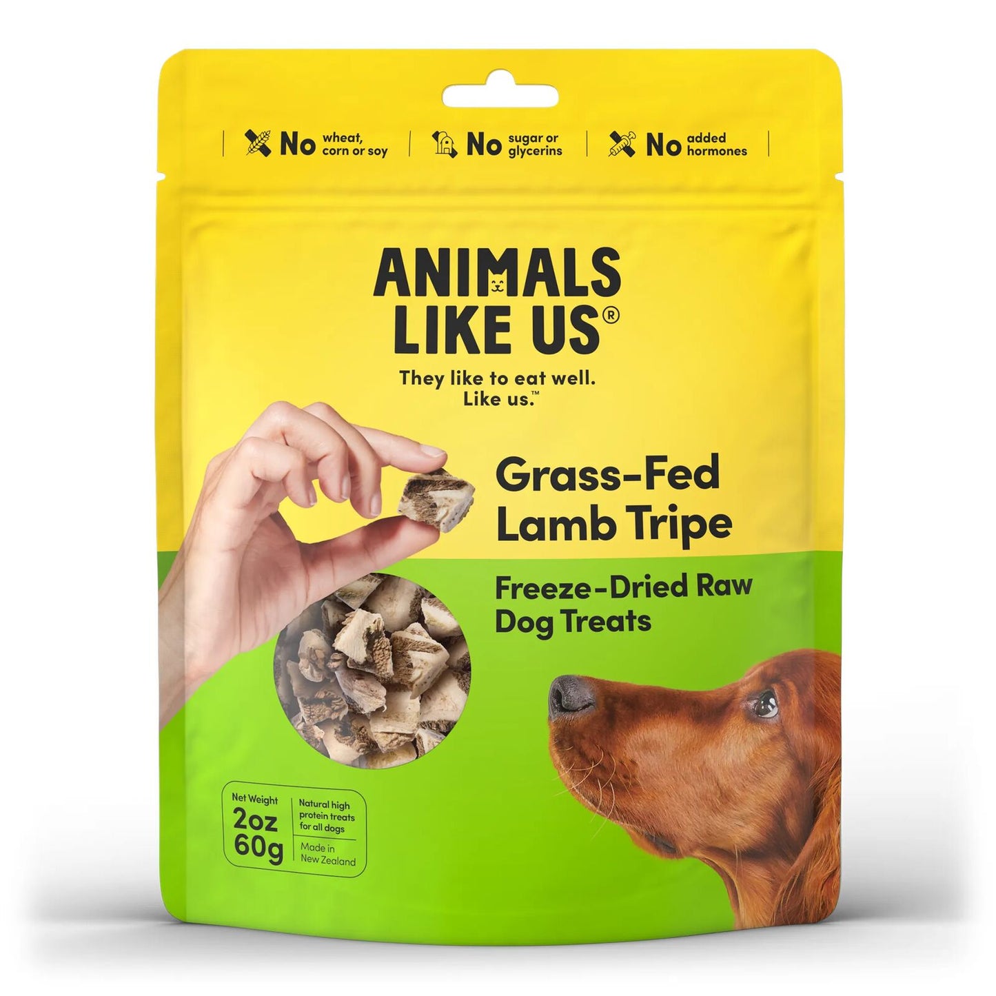 Animals Like Us Dog Lamb Tripe Freeze-Dried Raw Treat 60G Animals Like Us