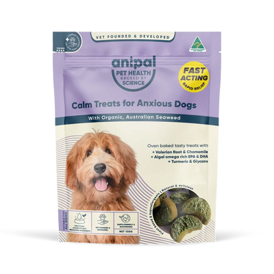 Anipal Calm Treats For Anxious Dogs 130G Anipal