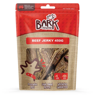 Bark & Beyond Beef Jerky 450G