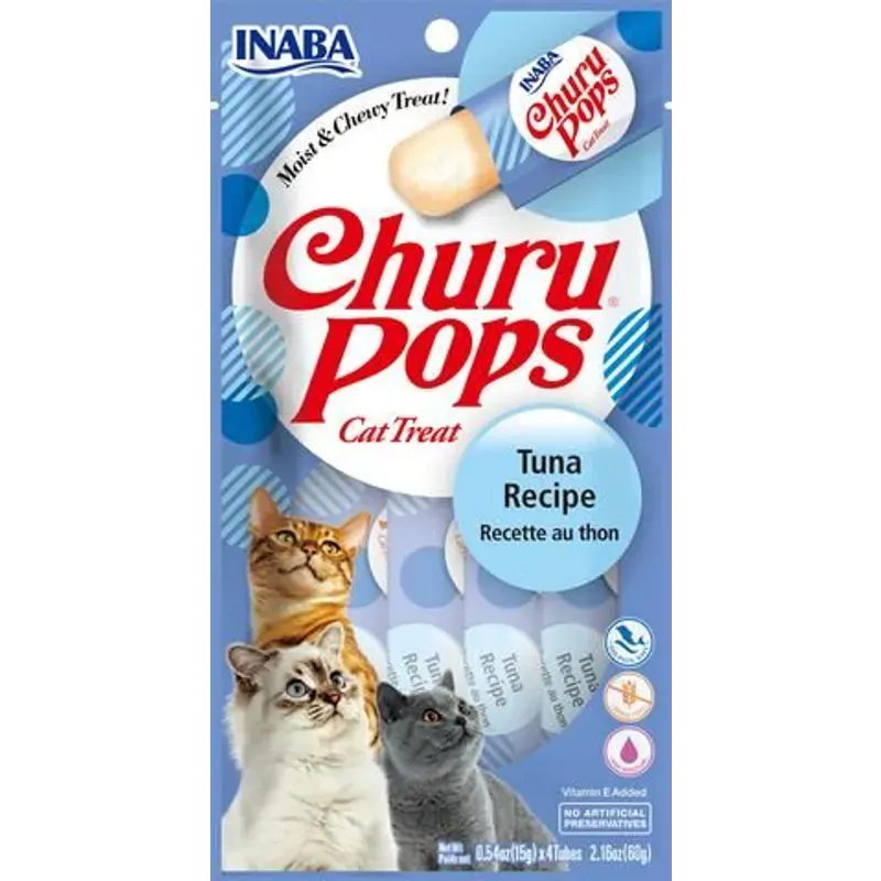 Inaba Cat Churu Pops Tuna 60G 6Pk (Om6)