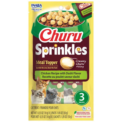 Inaba Cat Churu Sprinkles Chicken With Dashi 30G 6Pk (O