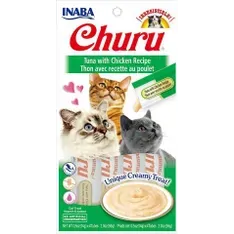 Inaba Cat Churu Puree Tuna With Chicken 56G 6Pk (Om6)