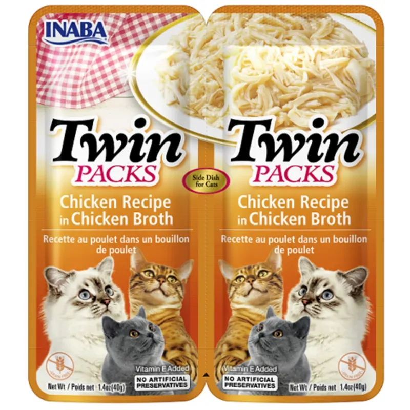 Inaba Cat Twin Packs Chicken In Chicken Broth 80G 6Pk(Om6)