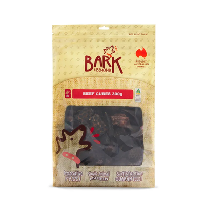 Bark & Beyond Beef Cubes 300G Bark & Beyond