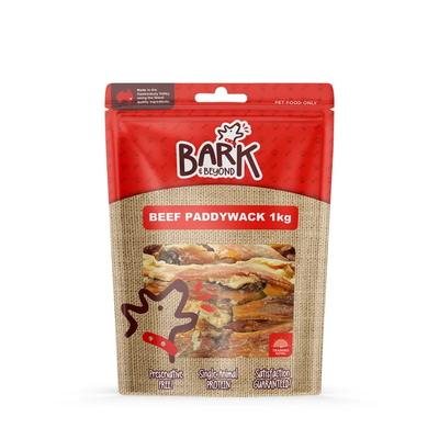 Bark & Beyond Beef Paddywack 1Kg Bark & Beyond