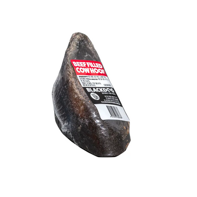 Black Dog Filled Cow Hoof - Beef Black Dog