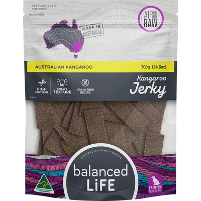 Balanced Life Kangaroo Jerky 700G Balanced Life Treats