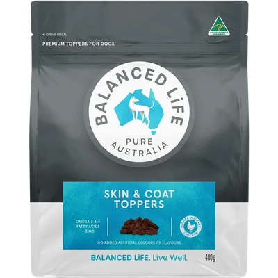 Balanced Life Meaty Toppers Skin & Coat Balanced Life Treats