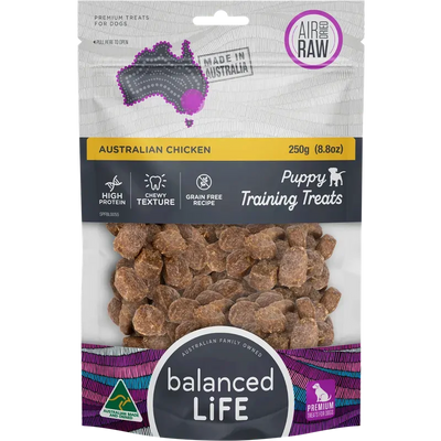 Balanced Life Puppy Chicken Training Treat 250G Balanced Life Treats