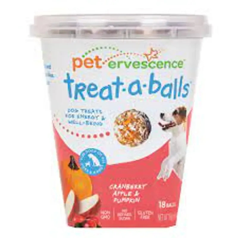 Petervescence Treat-A-Balls Cranberry Pumpkin & Apple 198G