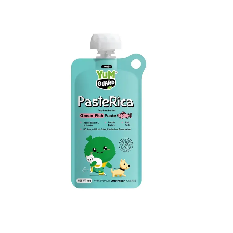 Yumguard Paste Rica For Dog & Cat Ocean Fish 24Pk 45G Yum Guard