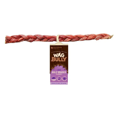 Wag Braided Bully Stick Large Wag