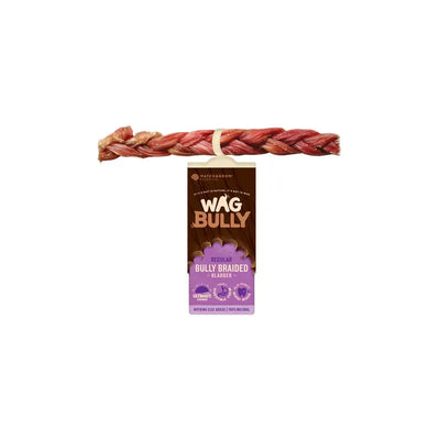 Wag Braided Bully Stick Regular Wag