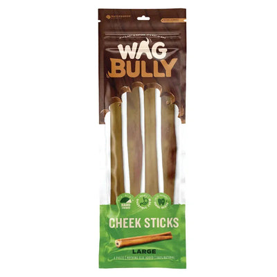 Wag Cheek Stick Large 4 Pack Wag