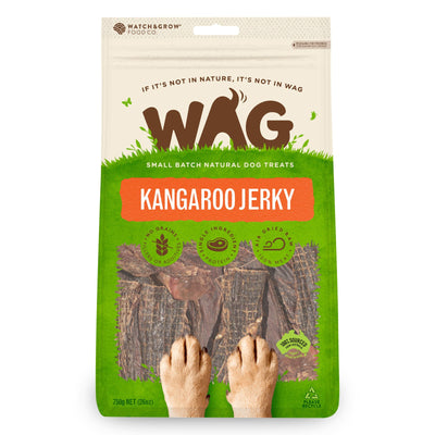 Wag Kangaroo Jerky 750G Wag
